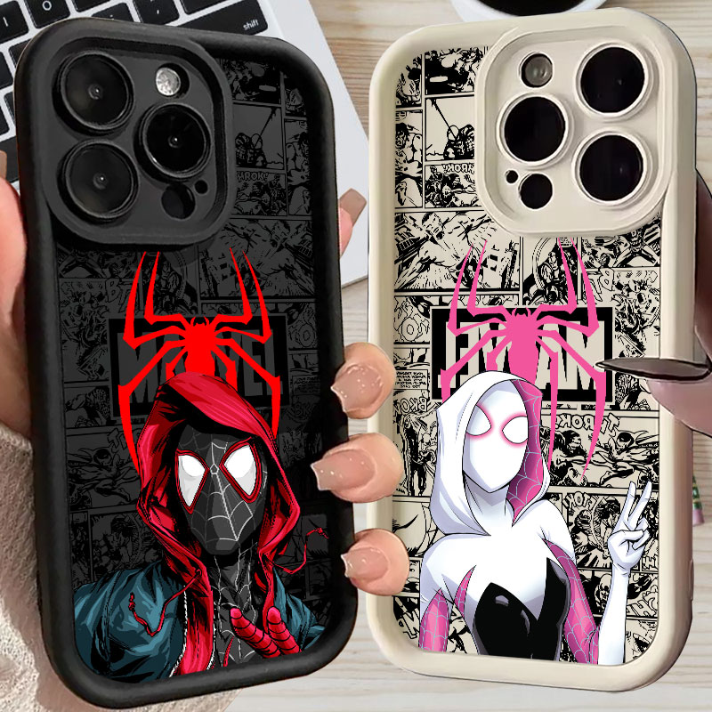 Phone Cases Popular - Etui Spiderman Miles Morales Gwen Marvel