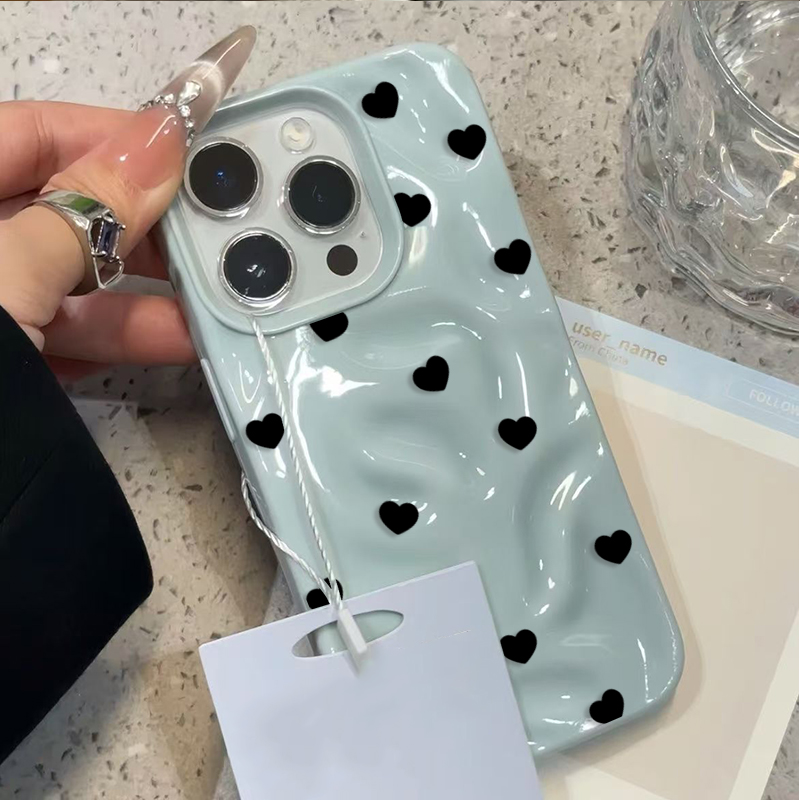 Phone Cases Aesthetic - Estetyczne, urocze, czarne etui na telefon