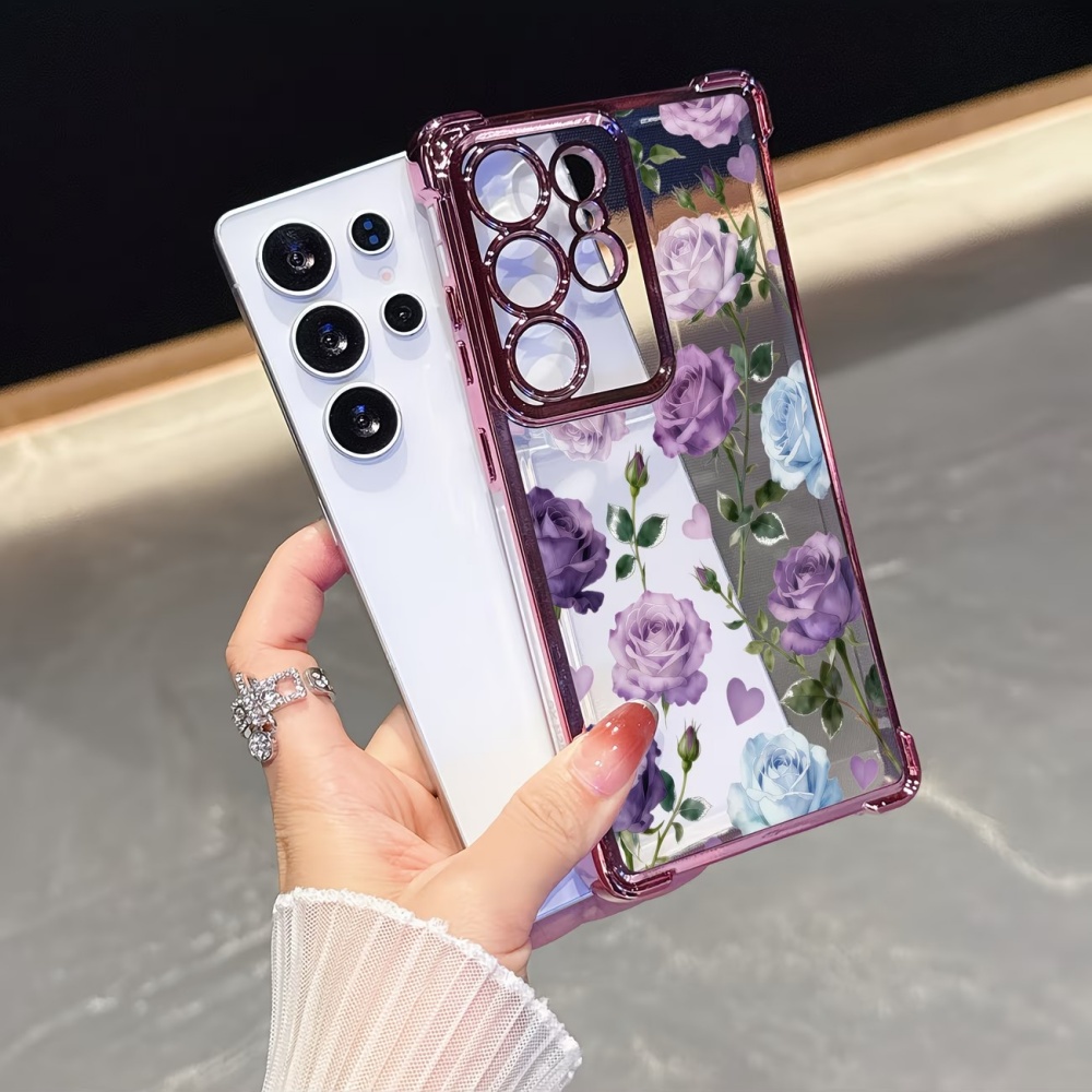 Phone Cases Purple - Elektroplaterowane, przezroczyste etui na telefon z