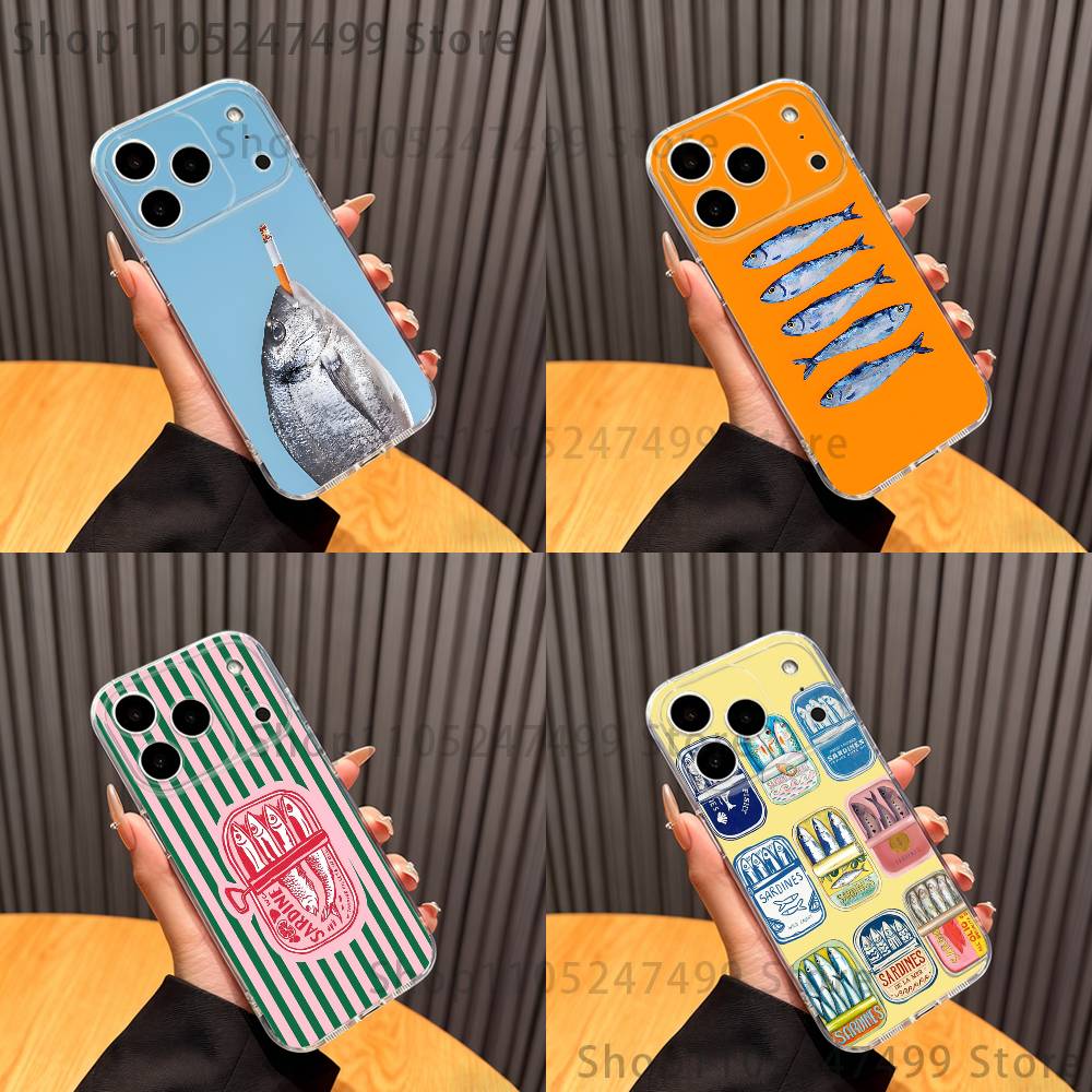 Phone Cases You Can Customize - Etui na telefon z motywem sardyn