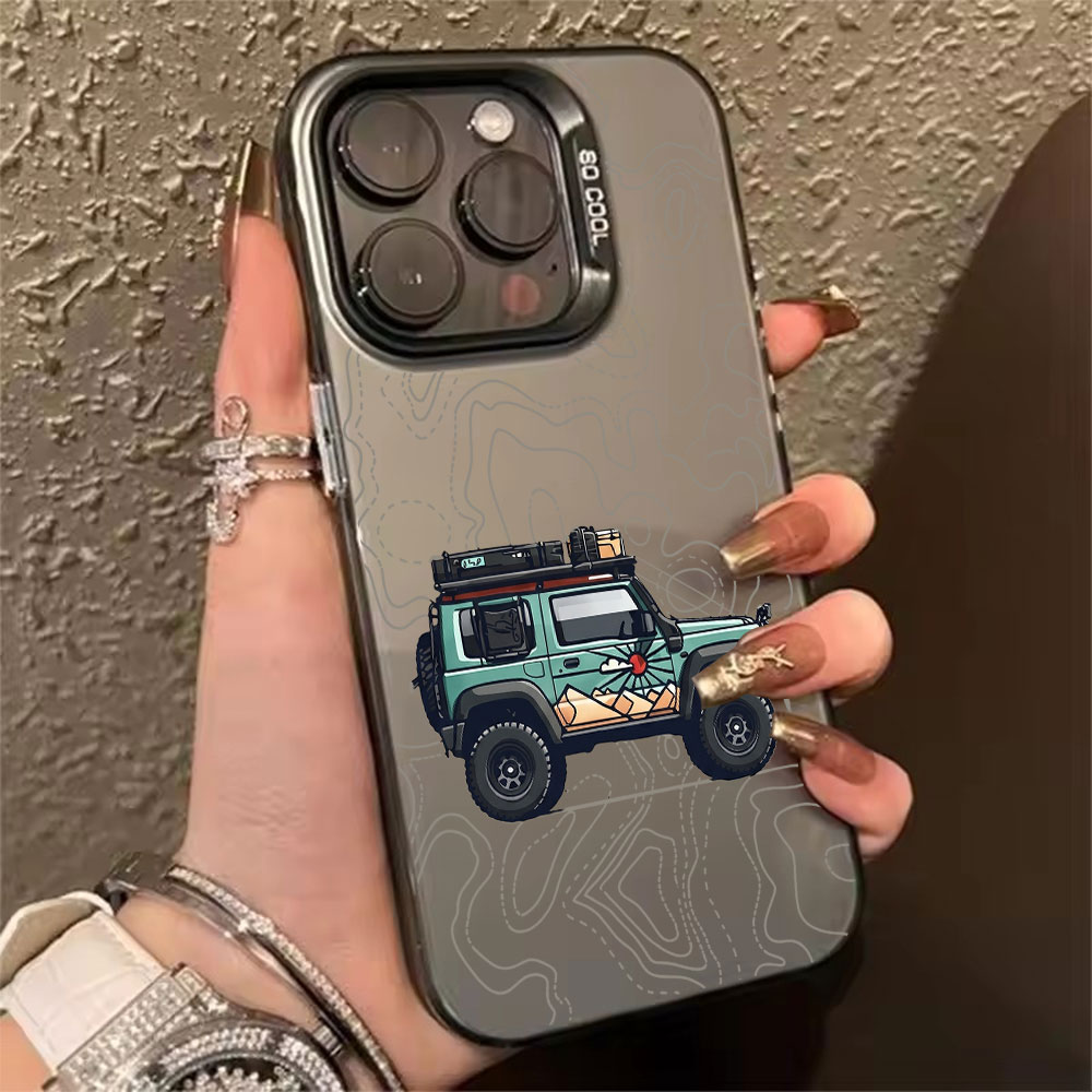 Phone Cases Hard - Prosty wzór samochodu, etui na telefon