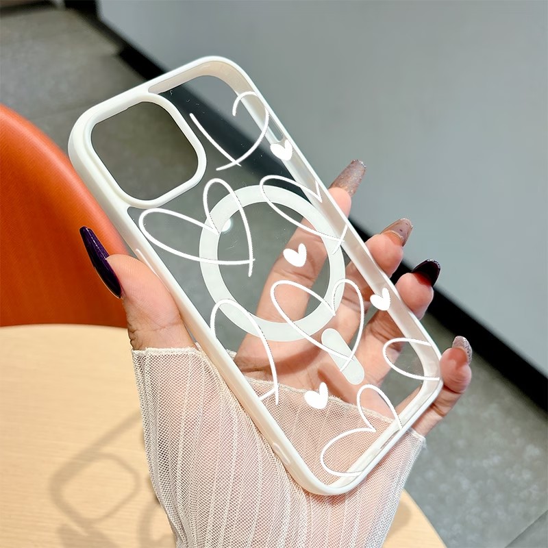 Clear Magsafe Case - Etui na telefon PC+TPU odporne na