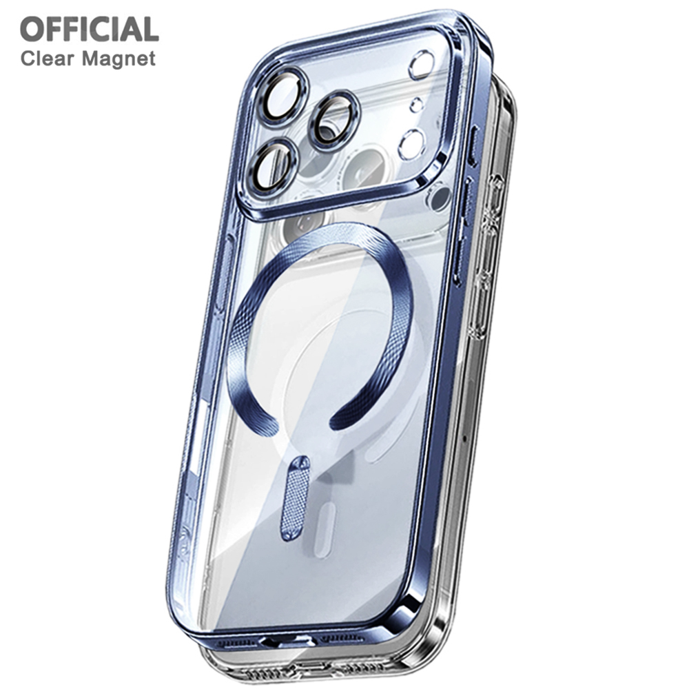 Clear Magsafe Case - Oficjalny Oryginał Magnes Galwanizacja Etui Do