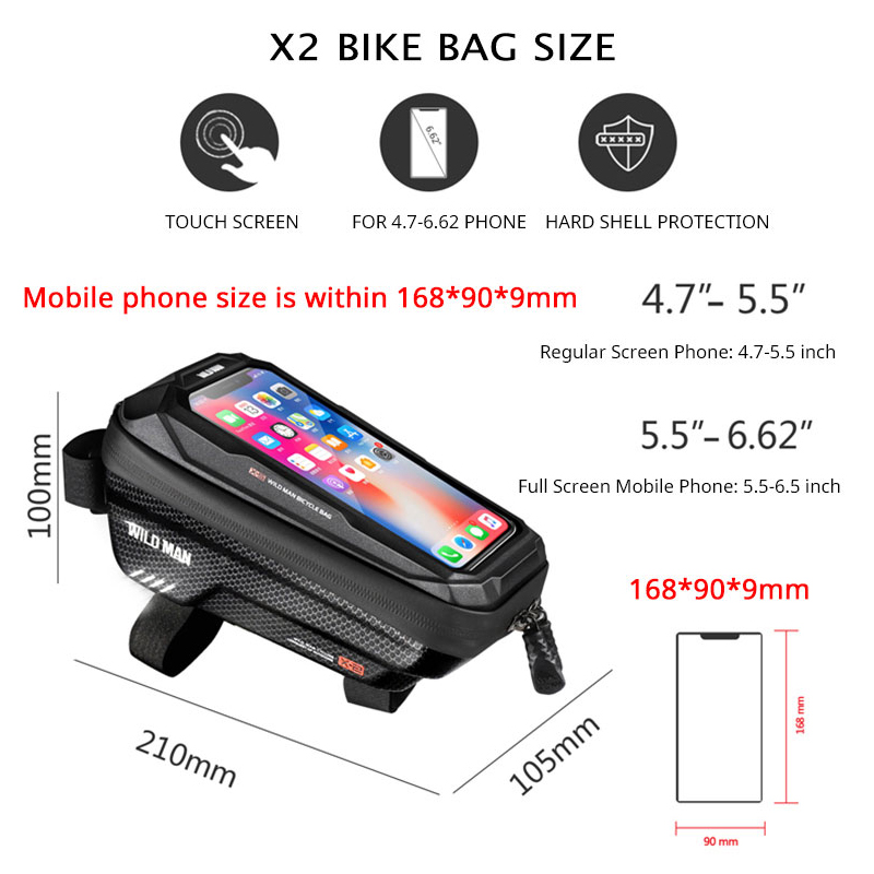 WILD MAN torba na rower przedn – Phone Cases Youtube recenzja i cena