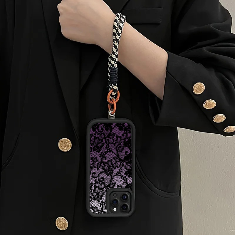 Czarne Fioletowe Koronkowe Etu – Phone Cases Purple recenzja i cena