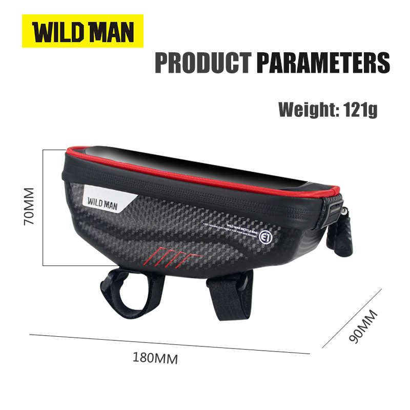 WILD MAN Bicycle Bag 6.0 Inch  – Phone Cases Youtube recenzja i cena
