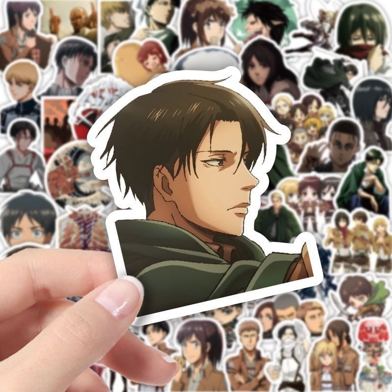 60 szt. Naklejek Anime Atak Ty – Phone Cases Aesthetic recenzja i cena