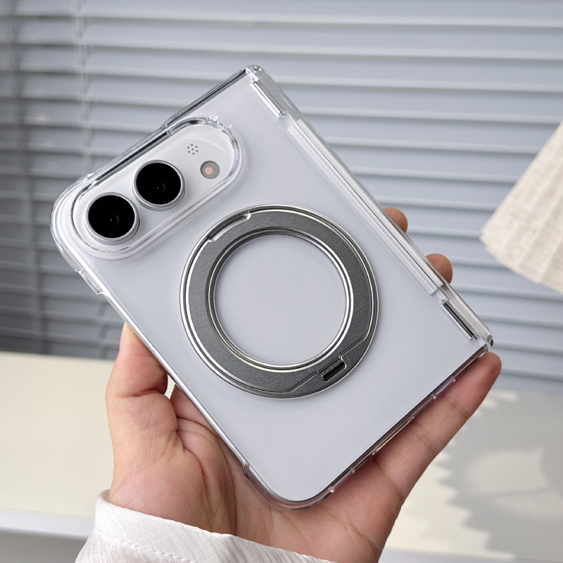 360 ° Obrotowy metalowy uchwyt – Clear Magsafe Case recenzja i cena