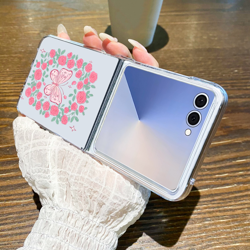 Różowe Kwiaty Wzór Etui na Tel – Phone Cases Z Flip 7 recenzja i cena