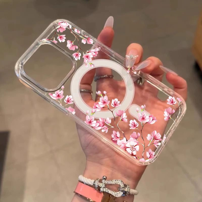 Luksusowe różowe etui z kwiata – Phone Cases With Magsafe recenzja i cena